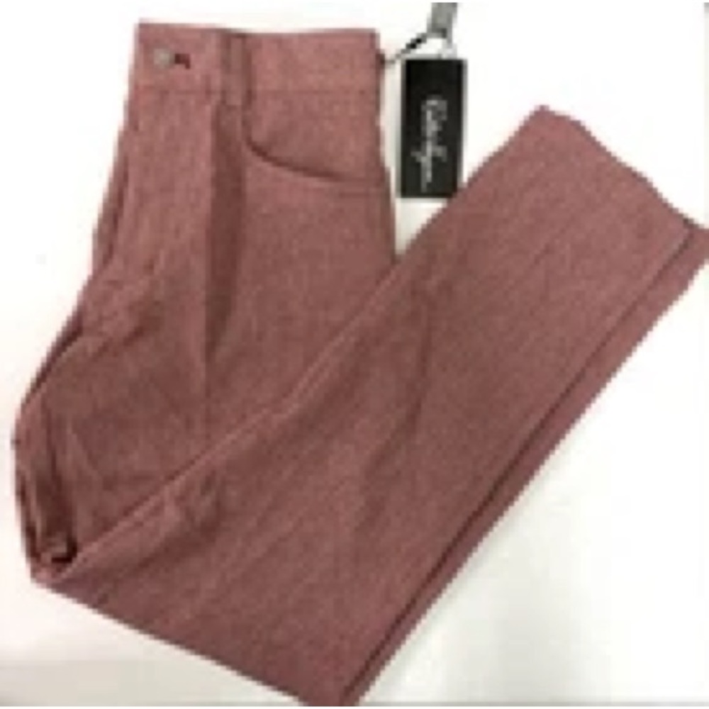 Walter Hagen Men's Chinos in Rich Burgundy